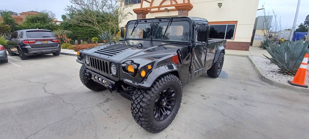 Am-general-military-humvee-hmmwv-pickup-diesel-1987-black-9