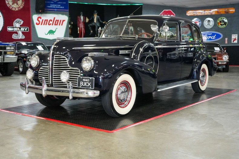 Buick-Other-1940-Dark-Blue-Tan-2