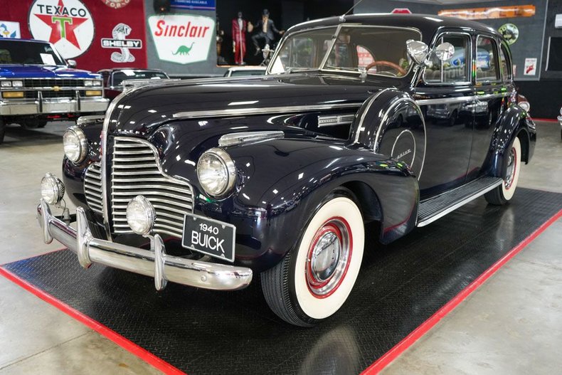 Buick-Other-1940-Dark-Blue-Tan-24