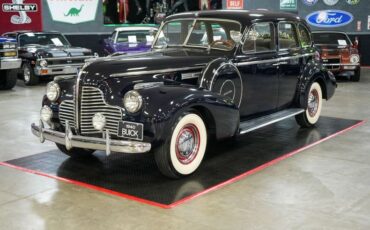 Buick-Other-1940-Dark-Blue-Tan-39