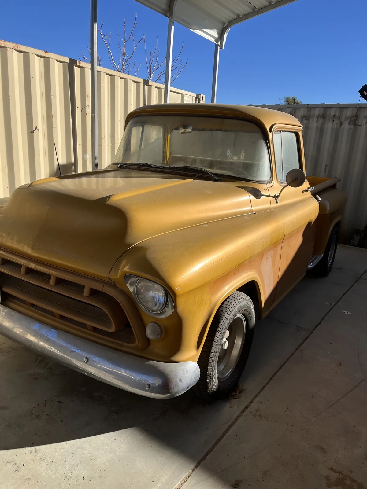 Chevrolet-3200-1957-Yellow-Yellow-3