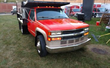 Chevrolet-3500hd-dump-truck-1994-orange-1