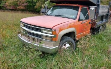 Chevrolet-3500hd-dump-truck-1994-orange