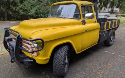 Chevrolet 3800 flatbed truck 1957