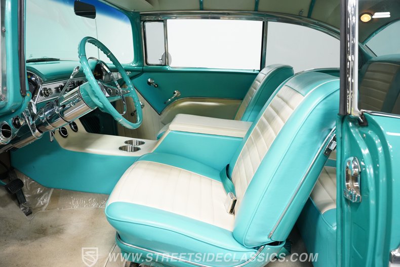 Chevrolet-Bel-air-1955-Turquoise-Turquoise-35