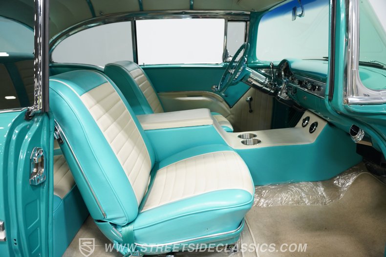 Chevrolet-Bel-air-1955-Turquoise-Turquoise-45