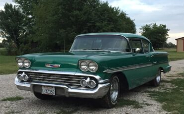 Chevrolet-Biscayne-1958-Green-Green-6