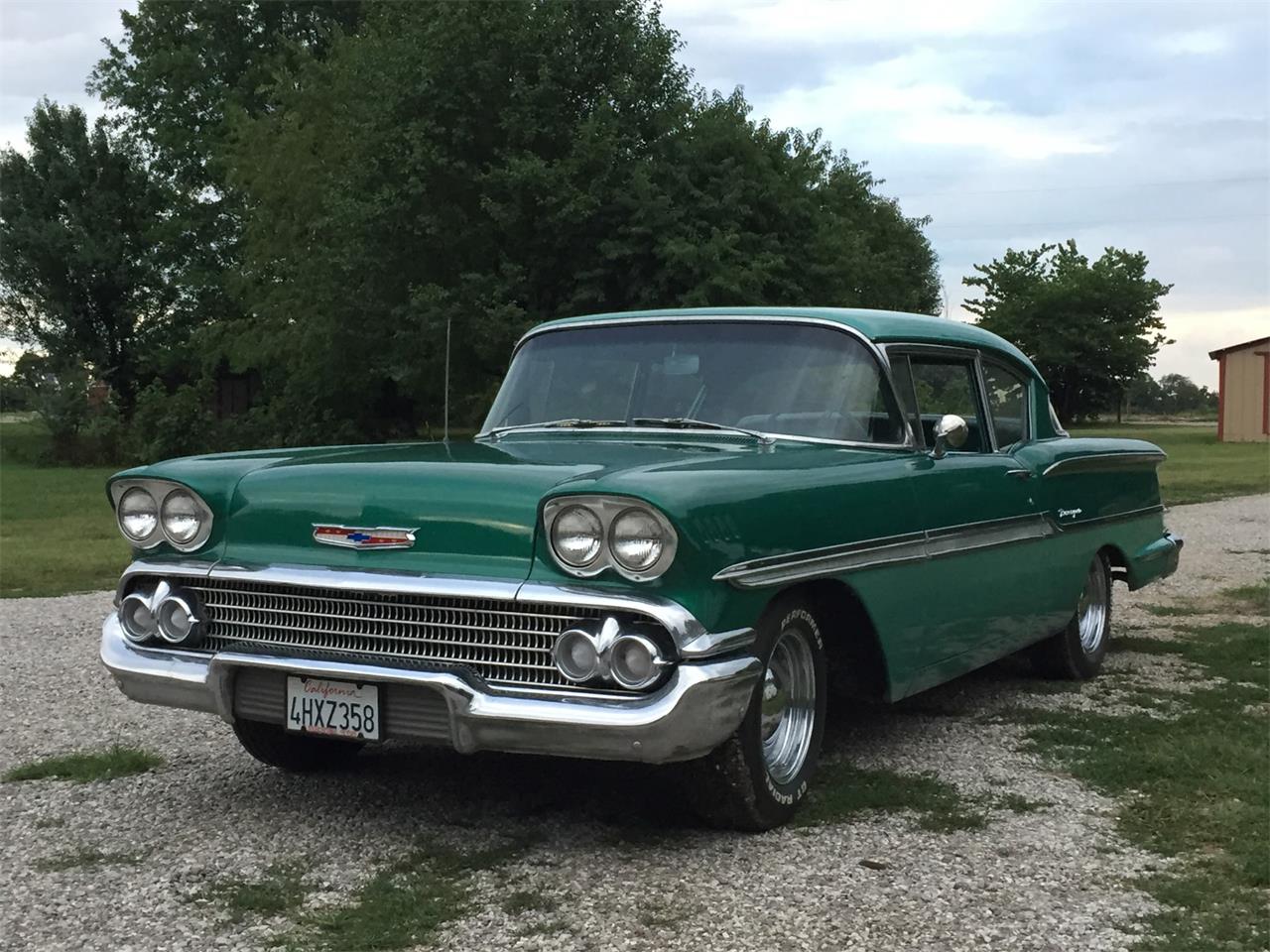 Chevrolet-Biscayne-1958-Green-Green-6