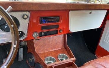 Chevrolet-C10-1971-Orange-Brown-Leather-Great-Condition-13