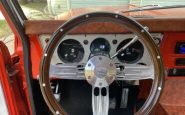 Chevrolet-C10-1971-Orange-Brown-Leather-Great-Condition-14