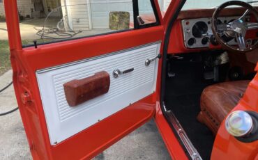 Chevrolet-C10-1971-Orange-Brown-Leather-Great-Condition-15