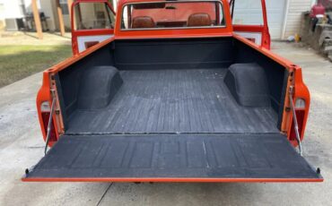 Chevrolet-C10-1971-Orange-Brown-Leather-Great-Condition-7