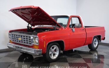 Chevrolet-C10-1976-Red-Black-38