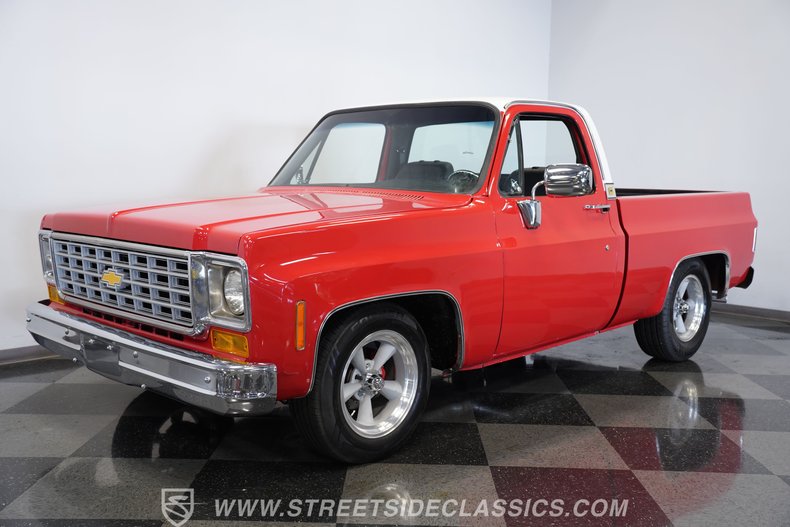 Chevrolet-C10-1976-Red-Black-9