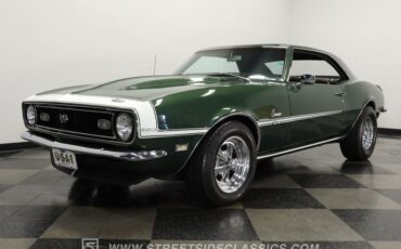 Chevrolet-Camaro-1968-Dark-Green-Metallic-Black-10