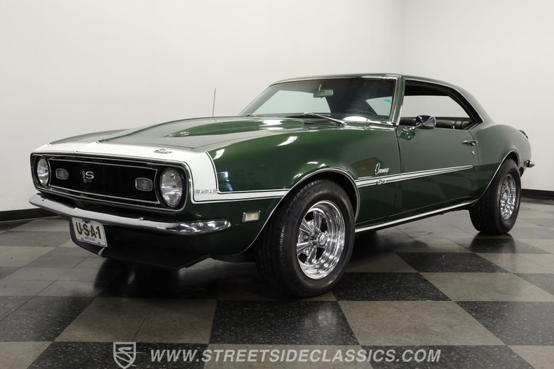 Chevrolet-Camaro-1968-Dark-Green-Metallic-Black-10