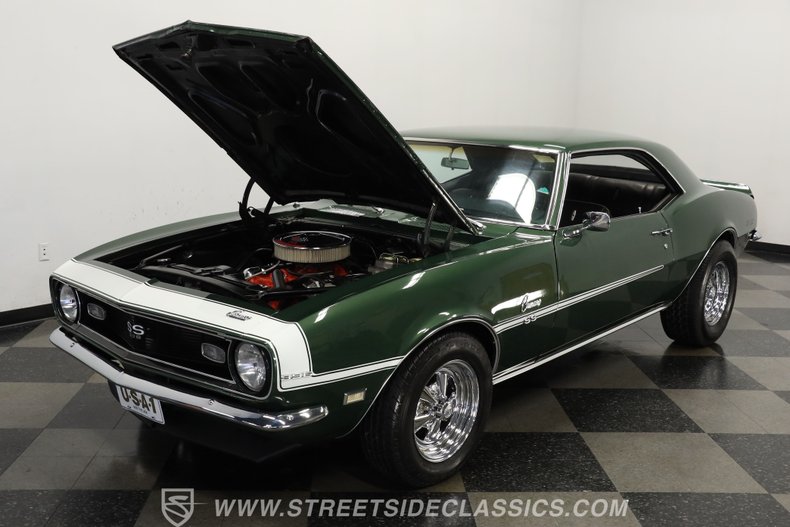 Chevrolet-Camaro-1968-Dark-Green-Metallic-Black-31
