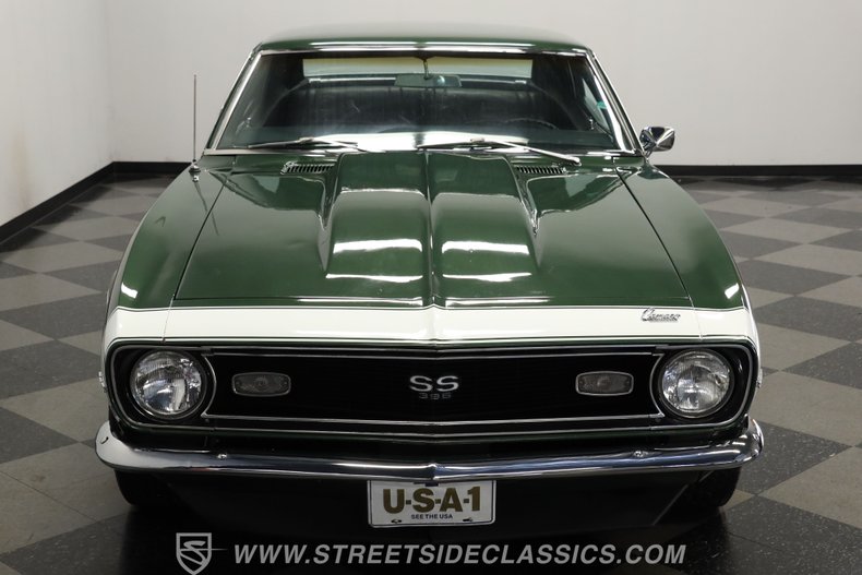 Chevrolet-Camaro-1968-Dark-Green-Metallic-Black-5