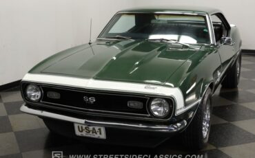 Chevrolet-Camaro-1968-Dark-Green-Metallic-Black-6