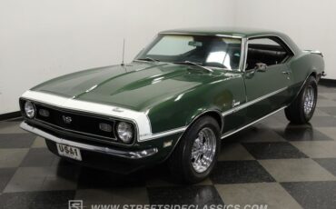 Chevrolet-Camaro-1968-Dark-Green-Metallic-Black-7