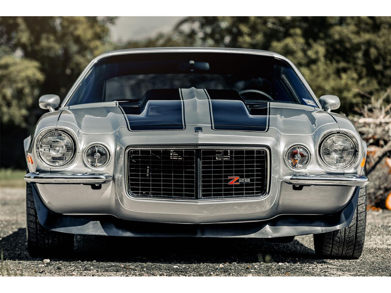 Chevrolet-Camaro-1970-Silver-Black-1