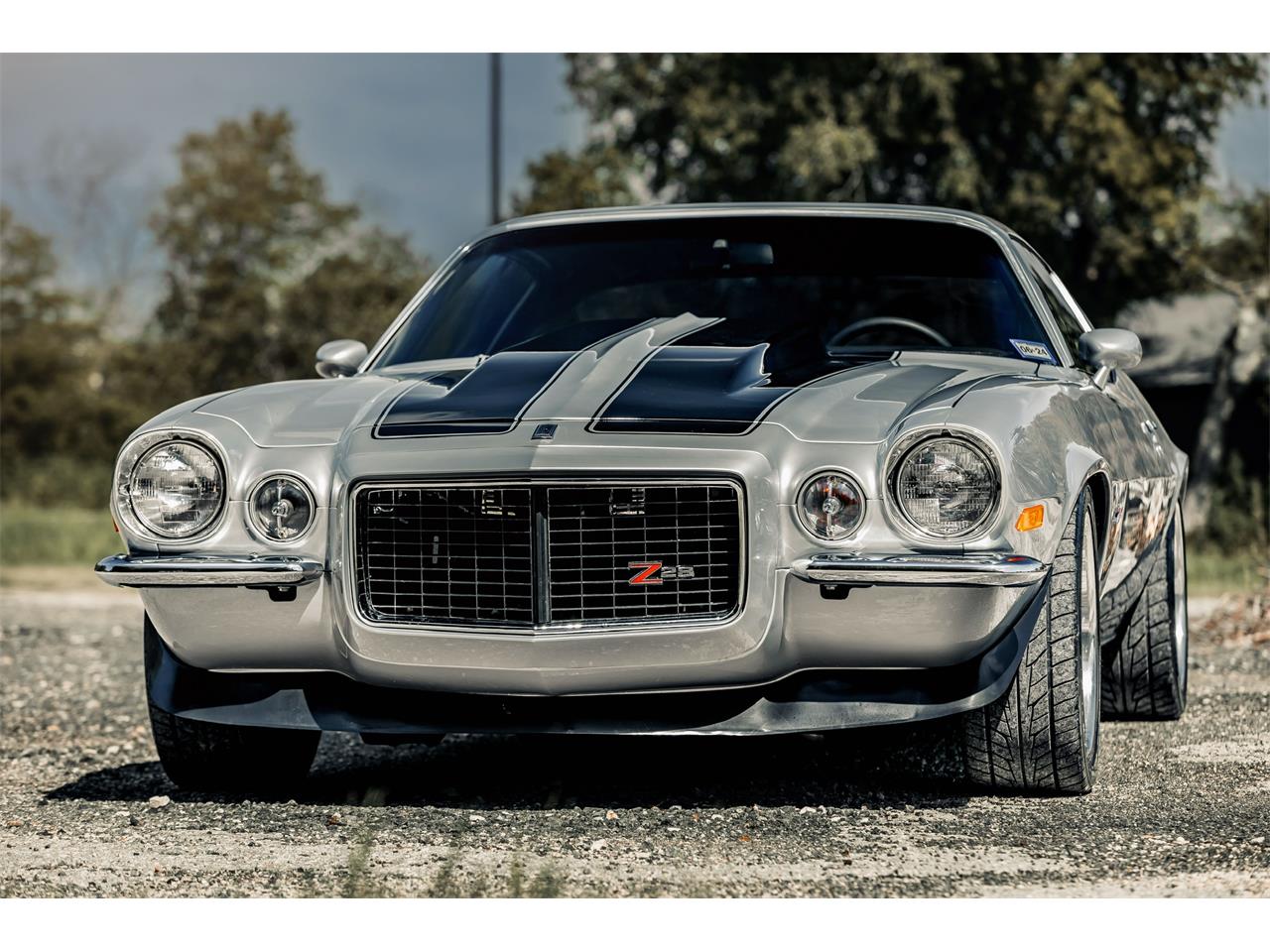 Chevrolet-Camaro-1970-Silver-Black