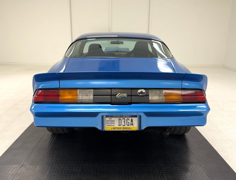 Chevrolet-Camaro-1978-Medium-Blue-Metallic-Tan-10