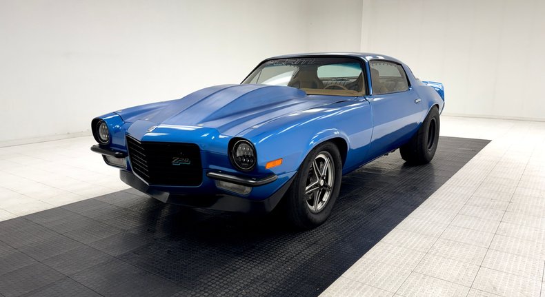 Chevrolet-Camaro-1978-Medium-Blue-Metallic-Tan-31
