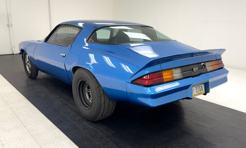 Chevrolet-Camaro-1978-Medium-Blue-Metallic-Tan-9