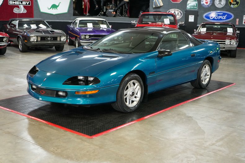 Chevrolet-Camaro-1994-Teal-Gray