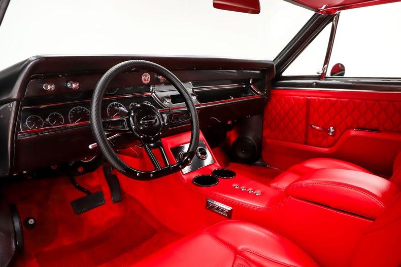 Chevrolet-Chevelle-1966-Charcoal-Metallic-Red