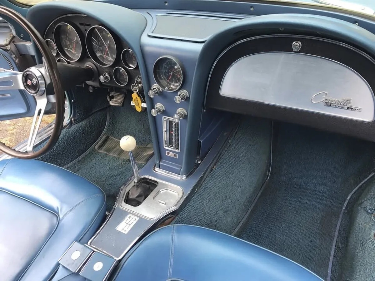Chevrolet-Corvette-1965-Blue-Blue