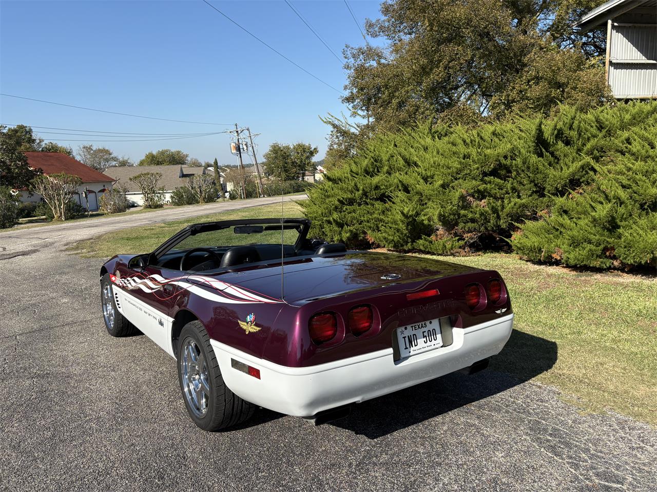 Chevrolet-Corvette-indy-500-pace-car-1995-Purple-and-white-Black-and-purple-4
