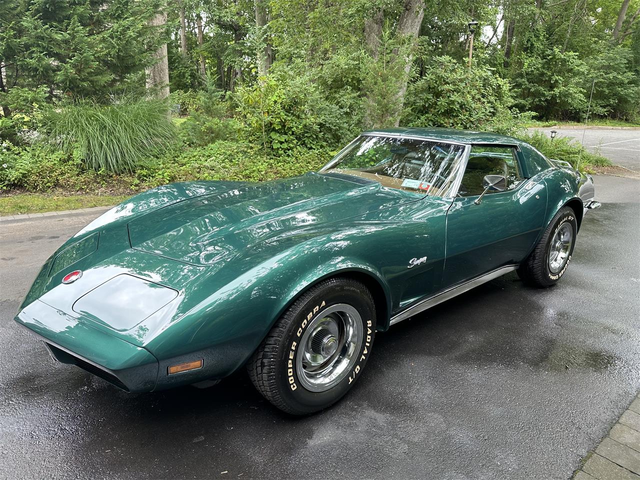 Chevrolet-Corvette-stingray-1973-Bluegreen-Saddle-12