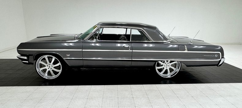 Chevrolet-Impala-1964-Charcoal-Gray-Metall-Black-11