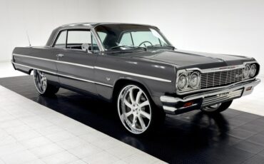 Chevrolet-Impala-1964-Charcoal-Gray-Metall-Black-12