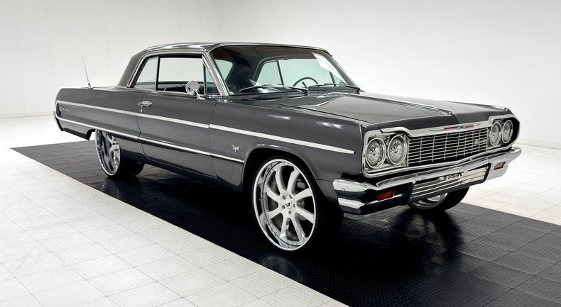 Chevrolet-Impala-1964-Charcoal-Gray-Metall-Black-12