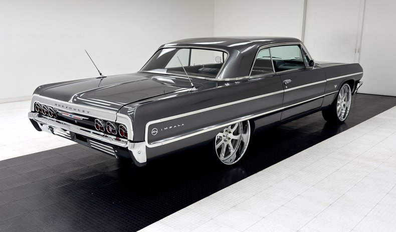 Chevrolet-Impala-1964-Charcoal-Gray-Metall-Black-9