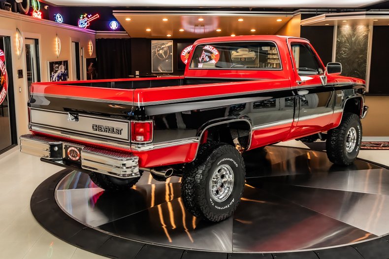 Chevrolet-Silverado-1987-Red-ampamp-Black-18