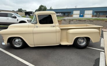 Chevrolet-Stepside-1955-Black-Black-1