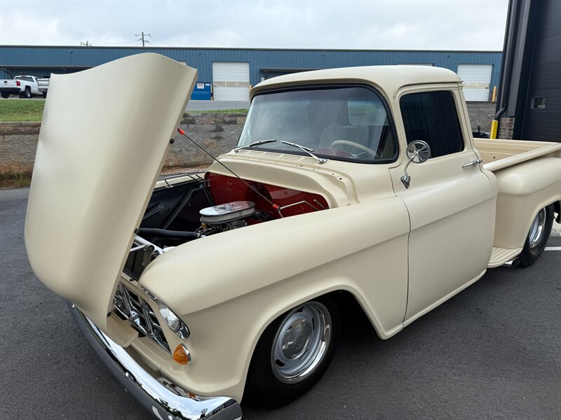 Chevrolet-Stepside-1955-Black-Black-13