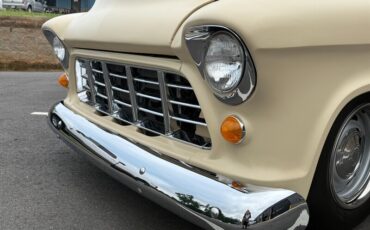 Chevrolet-Stepside-1955-Black-Black-49