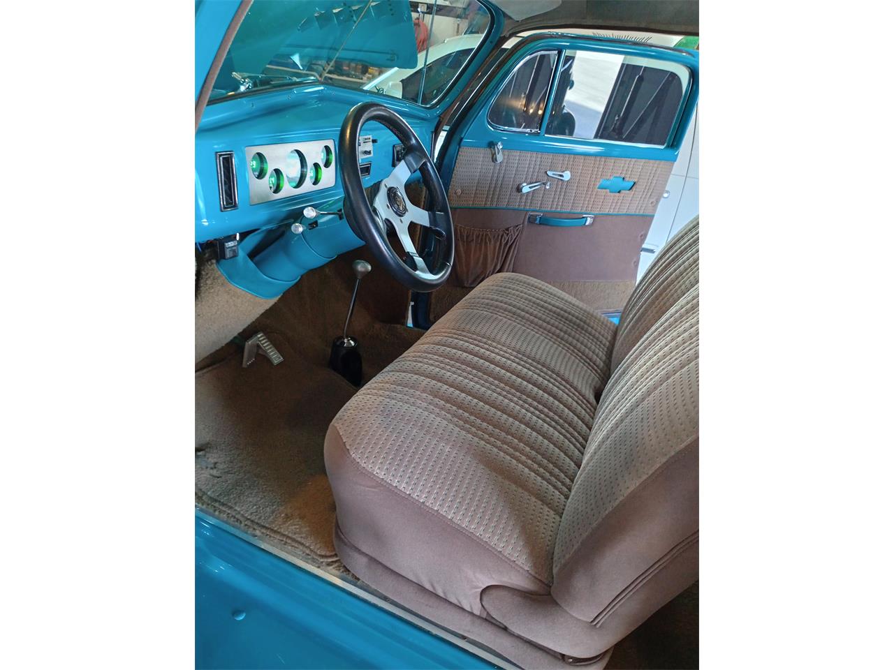 Chevrolet-Street-rod-1939-Blue-Tan-29