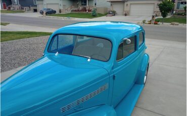 Chevrolet-Street-rod-1939-Blue-Tan