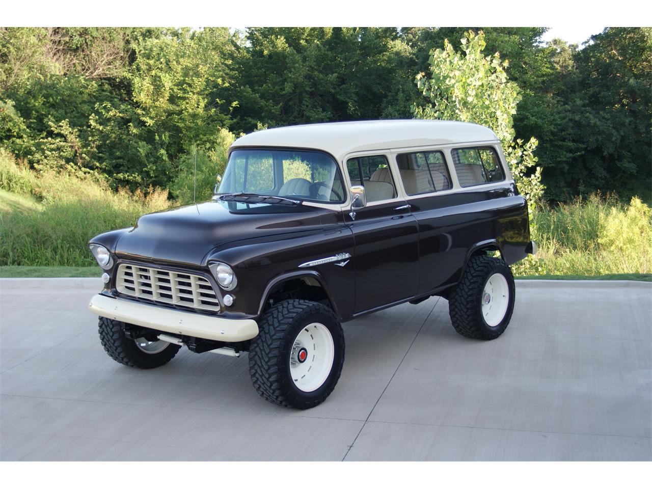 Chevrolet-Suburban-1955-Brown-Tan-14