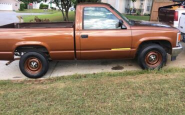 Chevrolet-cheyenne-1500-1990-brown-1