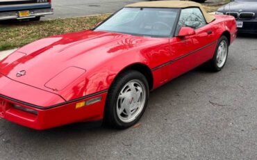 Chevrolet-corvette-convertible-1989-red