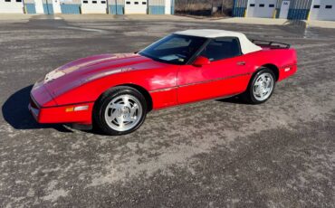 Chevrolet-corvette-convertible-1990-red-1