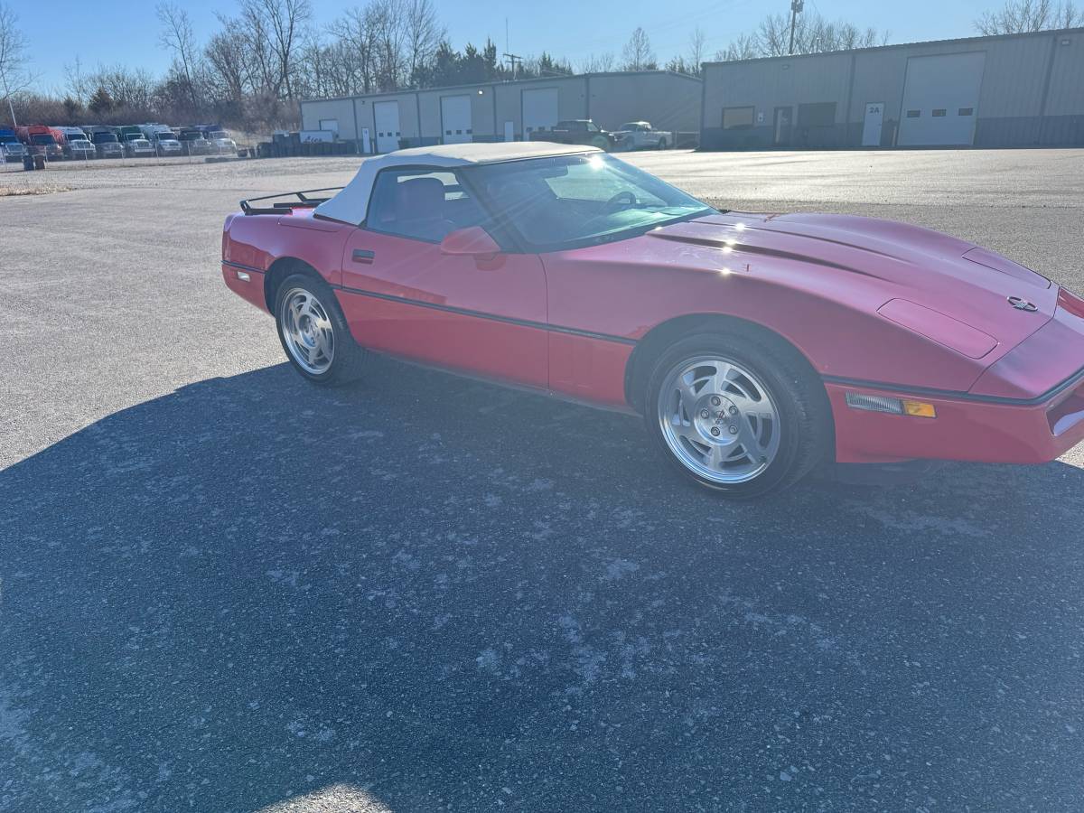 Chevrolet-corvette-convertible-1990-red-2