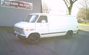 Chevrolet-g20-van-no-windows-v8-at-1-owner-1993-white-1